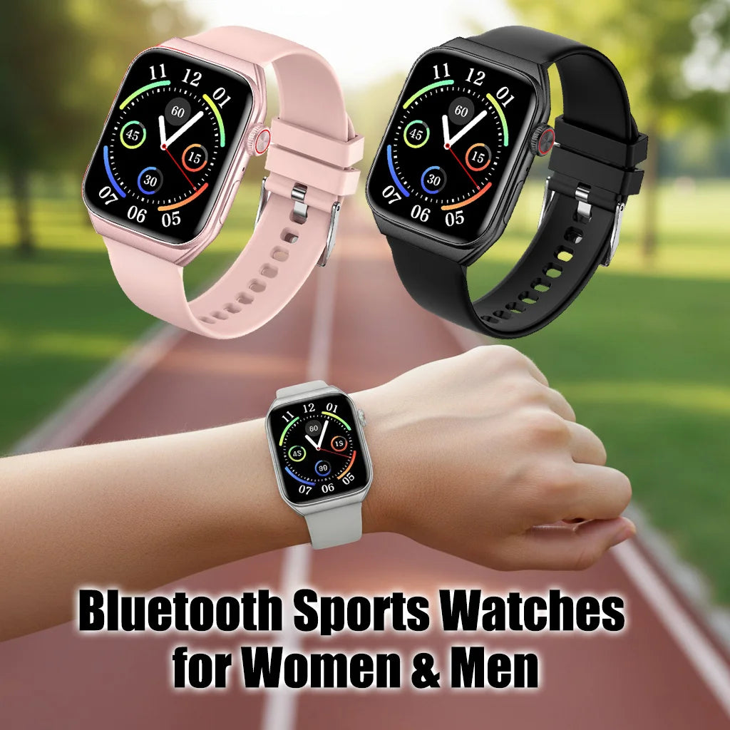Smart Watches for Women Men Fitness Watches , Wireless Call, Push Notifications, Multiple Sports Modes, Wireless Charging S66dd82d243204e0fb4468f51ed6f1ce59 Red, White and Blue Products Store